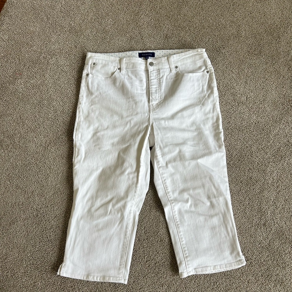Talbots White Denim Pants